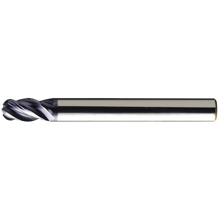 V7 Mill Inox 4 Flute Long Length Ball Flat Carbide End Mill